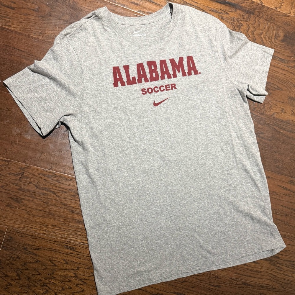 Nike Heather Gray Alabama Soccer Tee
